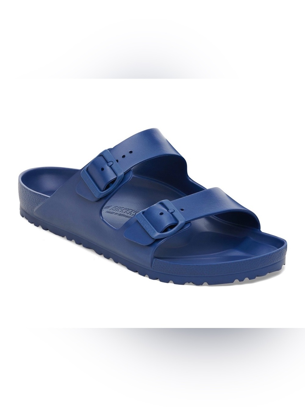 Birkenstock Women’s Arizona EVA Two-Strap Sandal in Navy Blue Size US 9